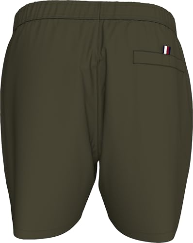 Tommy Hilfiger Bañador Hombre Medium Drawstring Pernera Media, Verde (Army Green), M