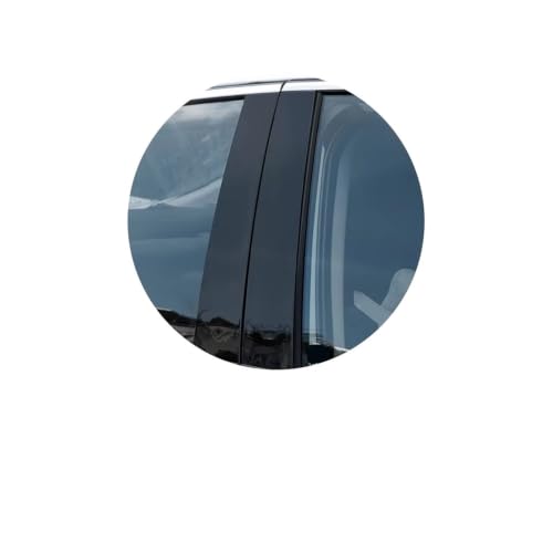 Protector de poste de ventana de alto brillo para Toyota BZ4X, moldura de pilar exclusivo