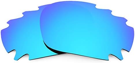 Revant Replacement Lenses Compatible With Oakley Racing Jacket Vented, Non-Polarized, Ice Blue Mirrored