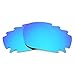 Revant Lentes de Repuesto Compatibles con Gafas de Sol Oakley Jawbone Vented, Polarizados, Azul Hielo MirrorShield