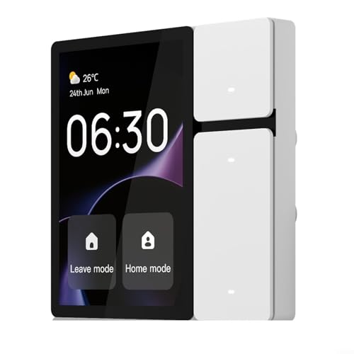 Panneau de commande Smart Home, hub maillé intégré de 3,5, interrupteurs intelligents à télécommande infrarouge, sonnettes, thermostats pour Alexa et Google Home