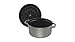 Staub 1003926 Cast Iron Roaster/Cocotte, Round 28 cm, 6.7 L, Graphite Grey