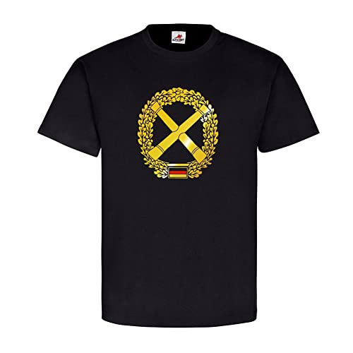 M109 Panzerhaubitze t-shirt Artillerie 14063 BW Bundeswehr vêtement militaire noir XXXL