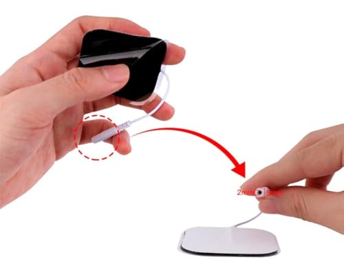 Eletrodos Autoadesivos 5x5 Tens para Fisioterapia, Pacote com 20 Unidades