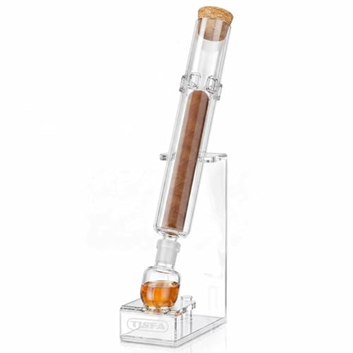 TISFA Cigar Humidor Tube Set, Glass Cigar Flavor Storage Tube (1)