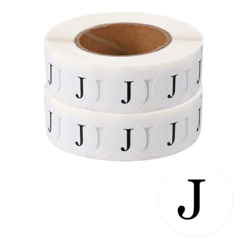 Étiquettes d'inventaire PATIKIL adhésives lettre J pour stock