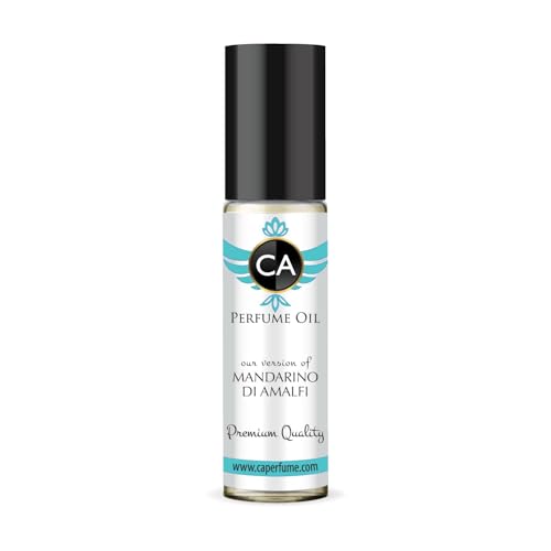 CA Perfume Impression of Mandarino Di Amalfi Unisex Eau De Parfum Citrus Aromatic Scent Long Lasting Unisex Fragrance Travel Size TSA Ready for Day and Night Wear 0.33 Fl Oz 10ml