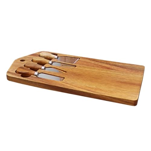 ROMISBABA 多機能相思木まな板 チーズ用カッティングボード バターや肉 野菜の調理に キッチン収納に便利な穴あきデザイン 家用 にも適した清
