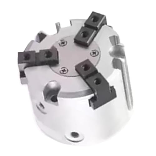 Pinza neumática MHS3-32D de tres dedos con cilindro rotatorio de doble efecto 2