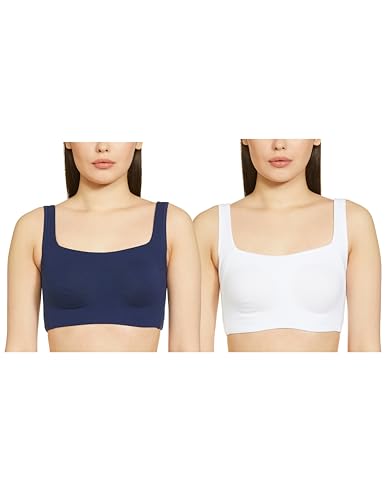 Image of Amazon Brand - Symbol Women's Cotton Stretch Non Padded Wire Free Full Coverage Slip On Bra