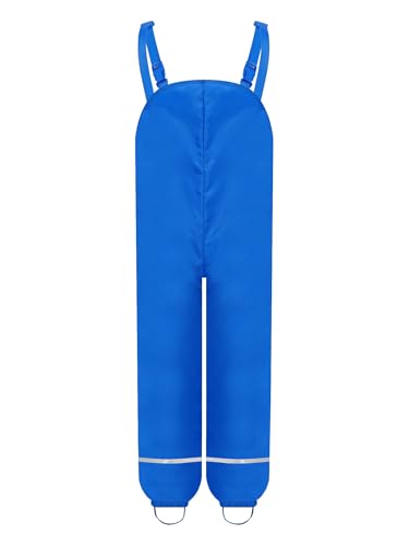 Girls Boys Water-Resistant Overalls Unisex Rain Pants with Adjustable Buckle System Elastic Ankles for Outdoor2