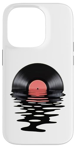 ビニールウォーターミラー レトロミュージック スマホケース iPhone 14 Pro 用