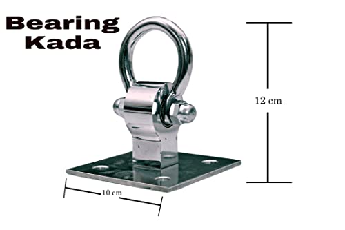 Image of Trendy Creation Hub Swing Indoor Steel Kada 300 Kg Capacity Hanging Hook For Ceiling Mounted Home, Balcony And Living Room.