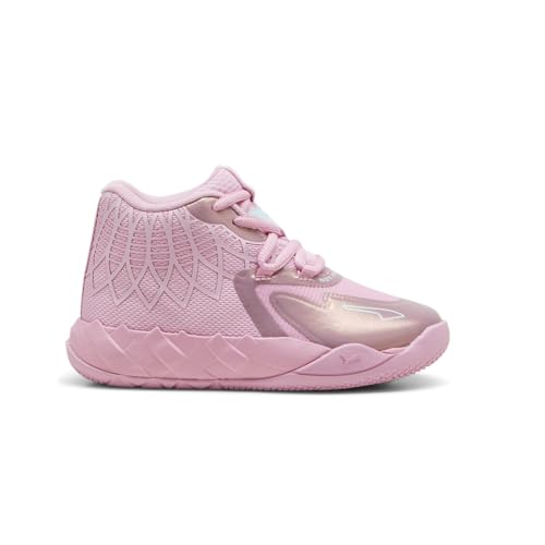 PUMA Kids Girls Mb.01 Iridescent Basketball Sneakers Shoes - Pink - Size 1.5 M