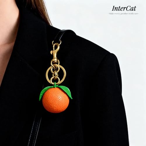 InterCat Cute Orange Fruit Purse Keychain Set - image 7