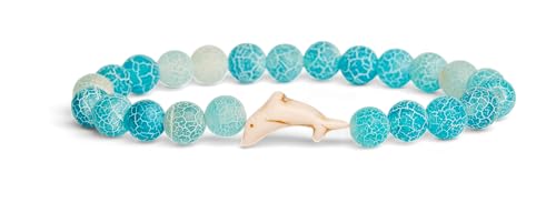 Fahlo Dolphin Tracking Bracelet, Elastic, supports FIU Marine Conservation, one size fits most for Men and Women