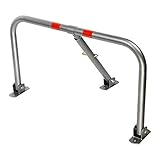 Die Parkplatzsperre ist leicht mit 6 Schrauben am Boden zu befestigen (Befestigungsmaterial ist im Lieferumfang enthalten).