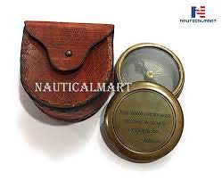 Brújula Náutica de Latón con Estuche Protector miniatura 5