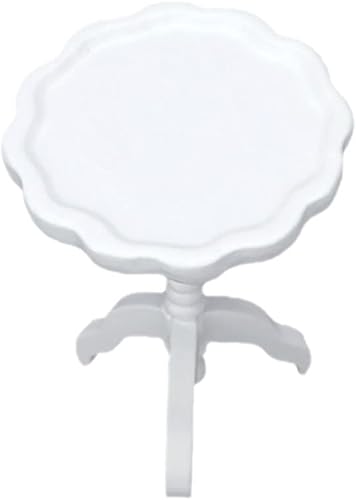 Toyvian Miniatura Muñecas Casa de Muñecas Mesa Lateral Casa de Muñecas Miniatura 1 12 Mesa auxiliar Niños Juego de simulación Juguete Casa de