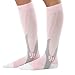 Calze a Compressione Donna Uomo Calze Compressione Calze Sportive da Golf Calze mediche per Allattamento Prevenire Le vene varicose Corsa all'aperto SM 3pcspink