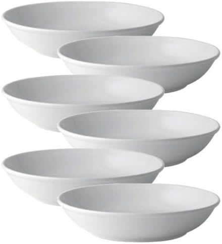 Jennifer Collection porcelain pasta bowls Set of 6