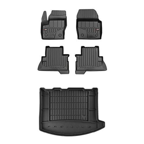 Tapis de Sol Voiture Ford Kuga II 2013-2019 FROGUM Caoutchouc 3D ProLine