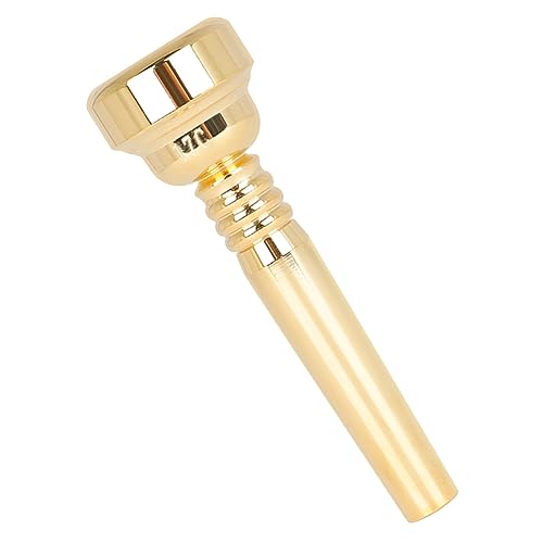 Abaodam 17C金メッキトランペット 学生トランペットのマウスピース のマウスピース楽器 メタルマウス 大人用マウス 金メッキ真鍮