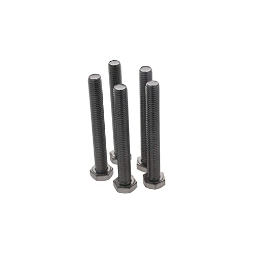 Image of Bettomshin 5Pcs M8 x 65mm Hex Bolts, 304 Stainless Steel 1.25mm Thread Pitch Fully Threaded Metric Hex Head Screw Bolts, Hexagon Screw Bolt, Hex Tap Bolts, Silver, A2-70 (Overall Size 70.3x13x13mm)