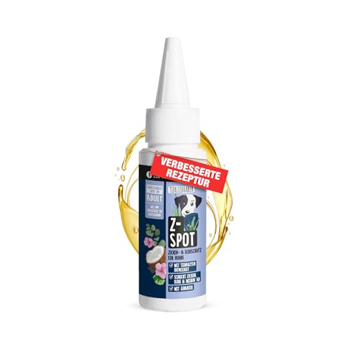 Zeckenschutz Hund Z-Spot mit Geraniol – Pflanzliches Zeckenmittel für Hunde