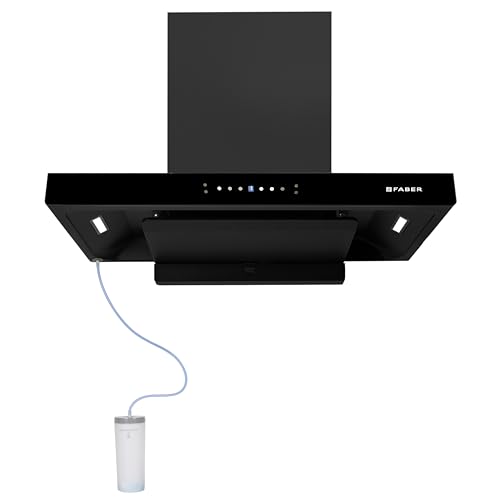 Image of Faber Thunderbolt 90cm 1800m /hr BLDC Chimney | Steam Clean T-Shape Silent Hood with Powerful Suction | Ideal for 4-6 Burners | 12Yr Motor, 5Yr Product Warranty | Hood Thunderbolt Max BLDC FLSWSCIN90