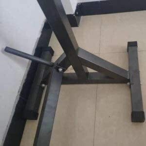 ERoomQ Barbell Stand Weight Lifting Rack Gym Family Fitness Adjustable Bracket Men's Fitness Barbell Rack Only Sell Shelves Home Indoor Gym Strength Training Stand Multifunctional Shelf S