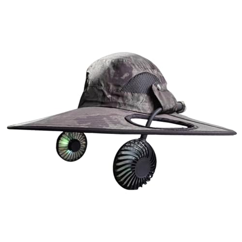 Ventilateur de chapeau d'extérieur rechargeable pour homme et femme