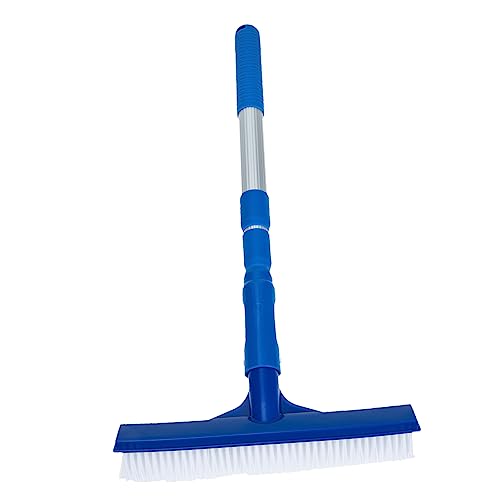 Mikikit Pool Brush Pole Practical Tile Floor Brush for Home Restaurant Cleaning