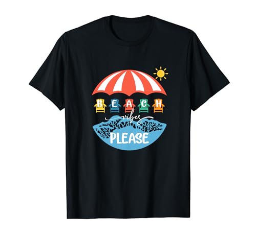 Beach Lover Summer Vibes Vacation Season Retro Summertime T-Shirt