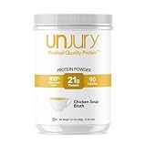 Unjury Whey Protein Powder | Chicken Soup Flavored High Protein Soup | 21g 100% Whey Isolate Protein Powder | Low Carb and Sugar Free | Gluten Free | Certified Kosher | 15 Servings