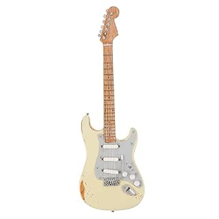 Réplique de guitare miniature Nile Rodgers – Cadeaux de musique – Ornement fait à la main échelle 1/4 – Comprend une… – Image 2