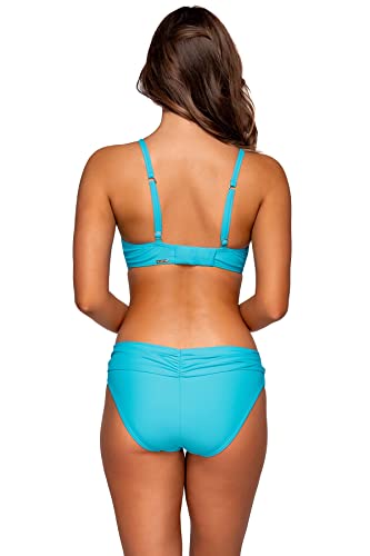 Sunsets Unforgettable Bottom Women's Swimsuit Bikini Bottom, Blue Bliss, Medium #TOP4