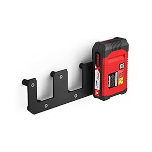 newground designs support mural pour einhell batteries adapté aux batteries 18v support mural pour support de batterie power x change (3 batteries)