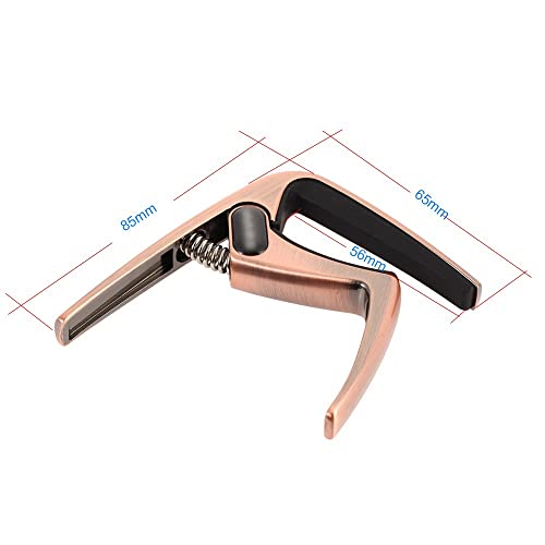 EXENXA Accueil Capo de Guitare K8 Capo de Guitare en Alliage de Zinc Capo de Pince à clé à Changement Rapide à Une Main… - Les Beatles, Paul McCartney, John Lennon, RIngo Starr, George Harrison EXENXA Accueil Capo de Guitare K8 Capo de Guitare en Alliage de Zinc Capo de Pince à clé à Changement Rapide à Une Main… – Image 3