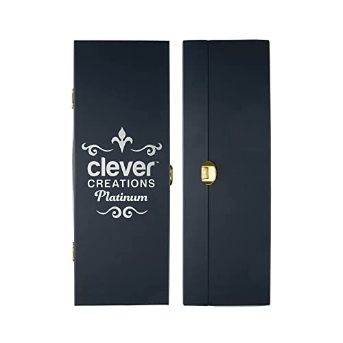 image for Clever Creations Platinum Mouse King 14 Inch Traditional Wooden Nutcra