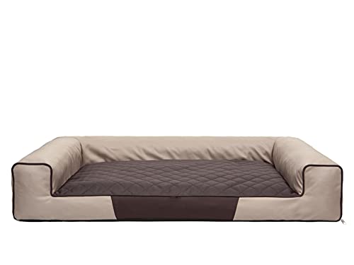 PillowPrim Hundebett Hundesofa Hundeschlafplatz Hundekissen Hundematratze Ruheplatz Hundeplatz Hundehütte Hundekorb Liegekissen 80x55 cm