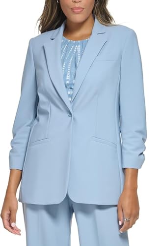 Blazer Calvin Klein femme fini les vestes rigides grâce aux manches froncées