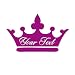 Personalized Wall Decal Girls Princess Crown With Custom Name | Vinyl Home Decor for Bedroom, Baby Nursery Decoration - White, Pink, Purple, Gold, Silver Other Colors | Small, Large Sizes