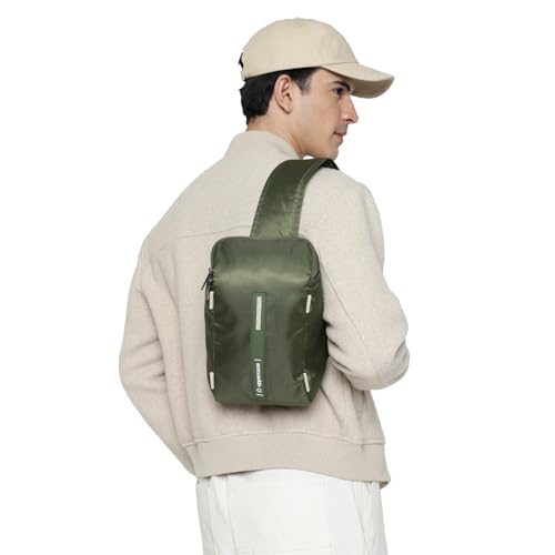 Image of uppercase Flux Sling Bag for Men & Women- Crossbody Sling Bag for Biking Travel, Outdoor Sports, Camping, Hiking | Waterproof Shoulder Bag with Adjustable Strap, Compartment and Zipper Pockets