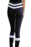 ❀❀Ocasión: Ocio, transpirable, súper suave. La línea blanca limpia y el diseño de levantamiento de cadera son perfectos para mostrar su encantadora curva, nuestros pantalones de montar al aire libre son su opción cómoda para la conducción diaria, ¡le encantará!