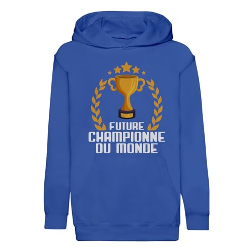 Sweat à capuche enfant Future Championne du Monde - Hoodie de sport premium pour fille