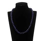 Fait main avec des perles de pierres précieuses naturelles de 8mm en forme de rondelles : Chaque perle est séparée par un nœud pour une finition parfaite et une longueur de 49-50cm avec un fermoir pince homard en acier inoxydable.