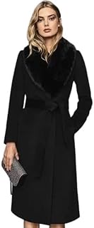 جاكيت حريمى صوف بياقةمن الفرو