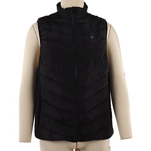Gilet thermique électrique veste chauffante 4 zones de chauffage 3 niveaux de chaleur XXL - 2