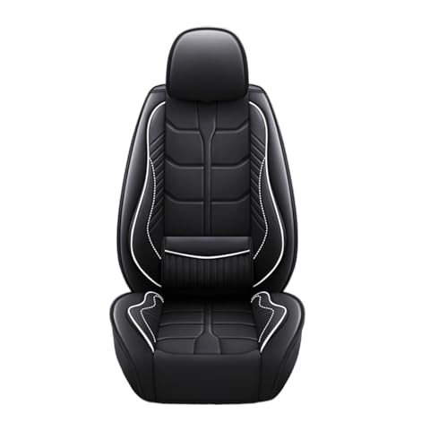 Housse de siège auto en cuir PU noir compatible KIA Ceed Sportage Picanto Carnival Cerato